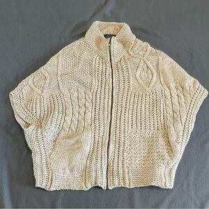 Elsamanda made in‎ Italy alpaca blend full zip sweater women